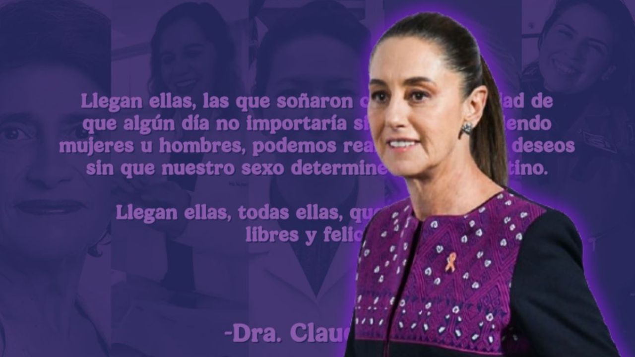 Sheinbaum conmemora el Día Internacional de la Mujer en Campo Marte