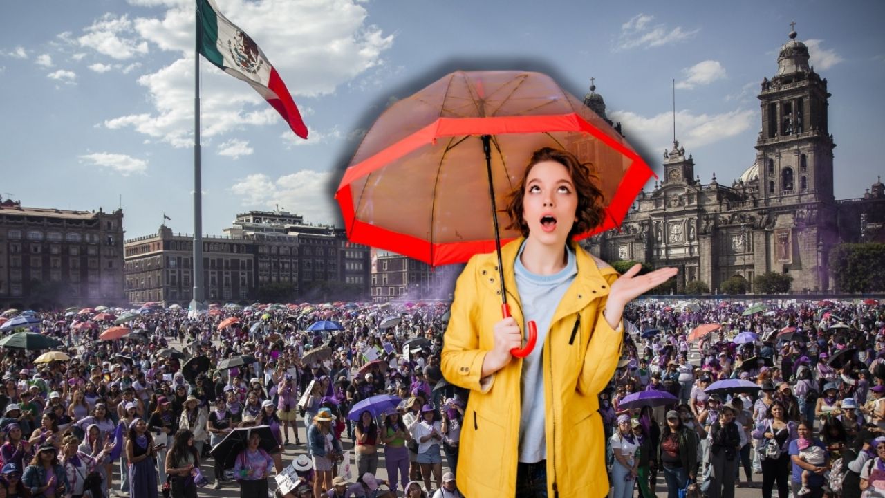 Pronóstico de Lluvias en la CDMX para el 8M