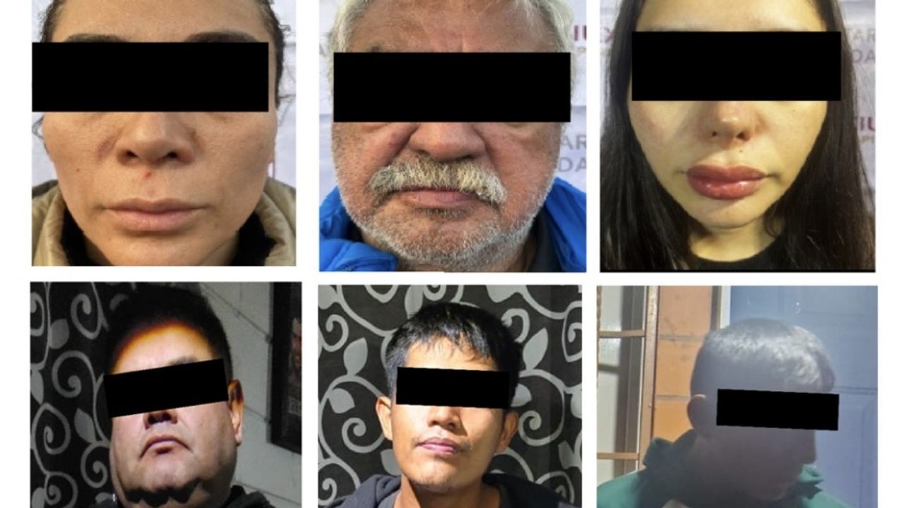 Captura de seis individuos y decomiso de droga en la CDMX