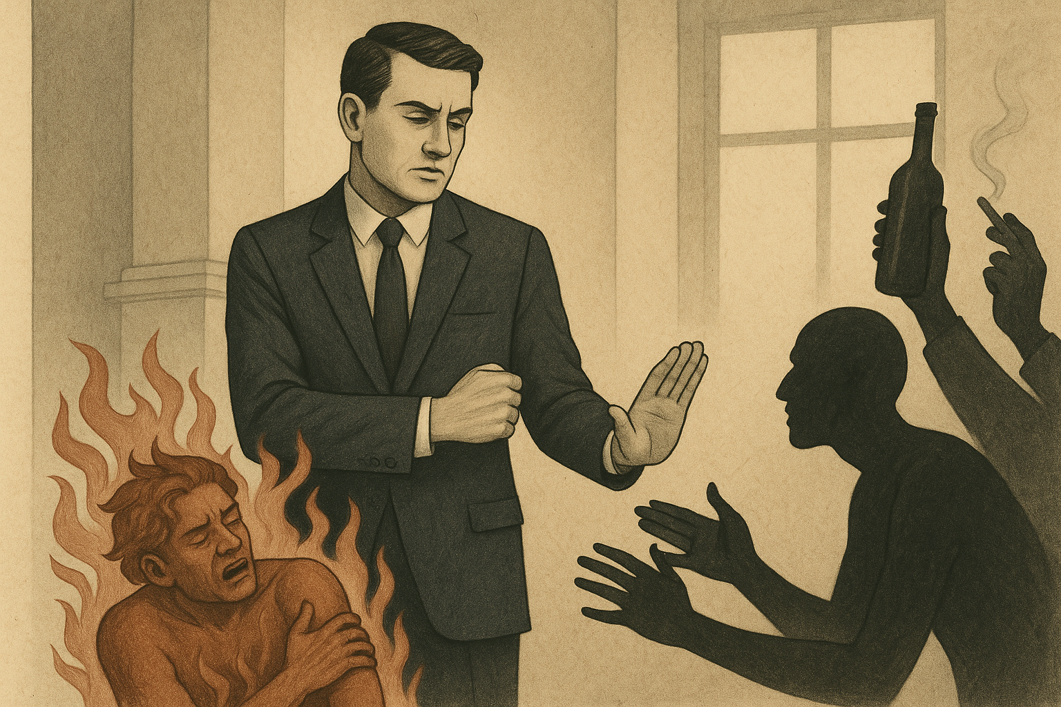 El dominio consciente de las pasiones y el rechazo de los vicios