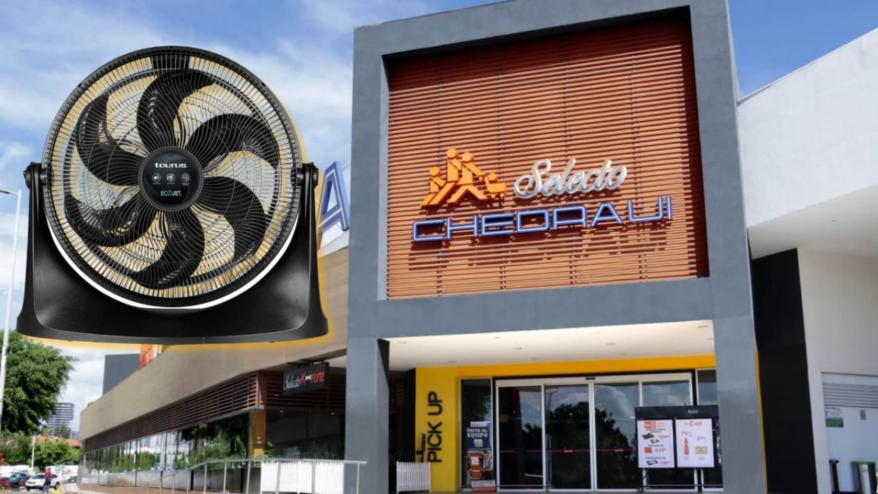 Chedraui Lanza Ventilador de Piso Taurus Rush a Precio de Rebaja