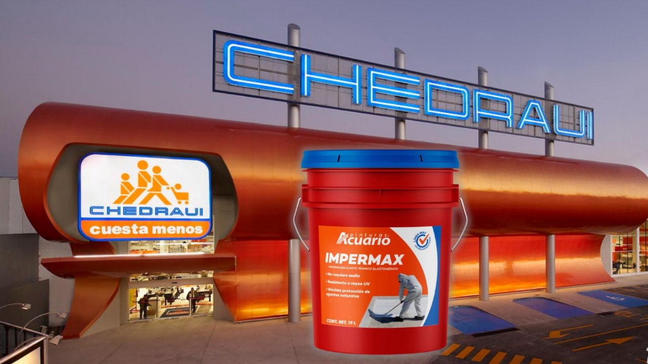 Chedraui presenta descuento en impermeabilizante Acuario de 19 litros