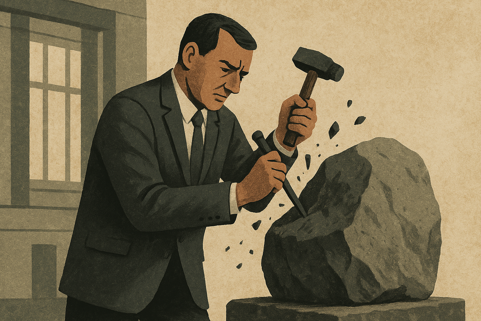 El desbastamiento de la piedra bruta: El trabajo diario sobre los propios defectos
