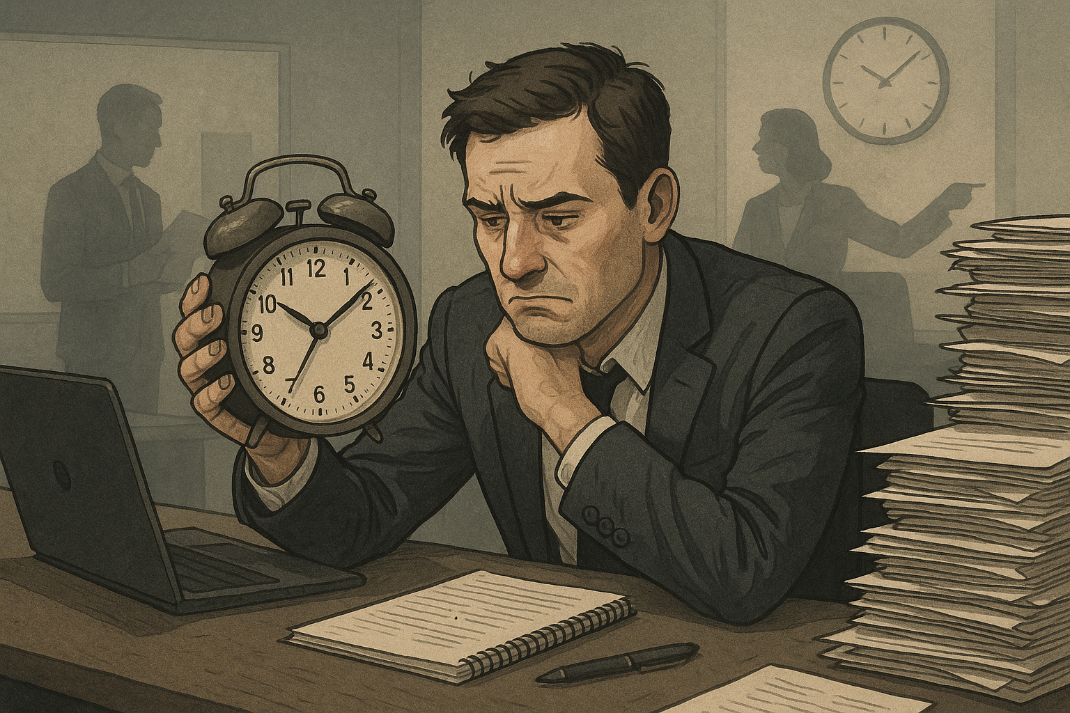 La Dura Verdad sobre la Gestión del Tiempo en Entornos Laborales Exigentes