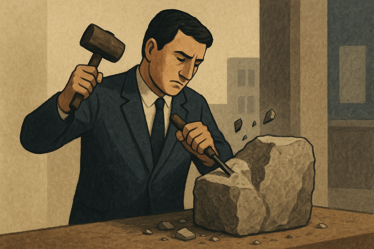 El desbastamiento de la piedra bruta: El trabajo diario sobre los propios defectos
