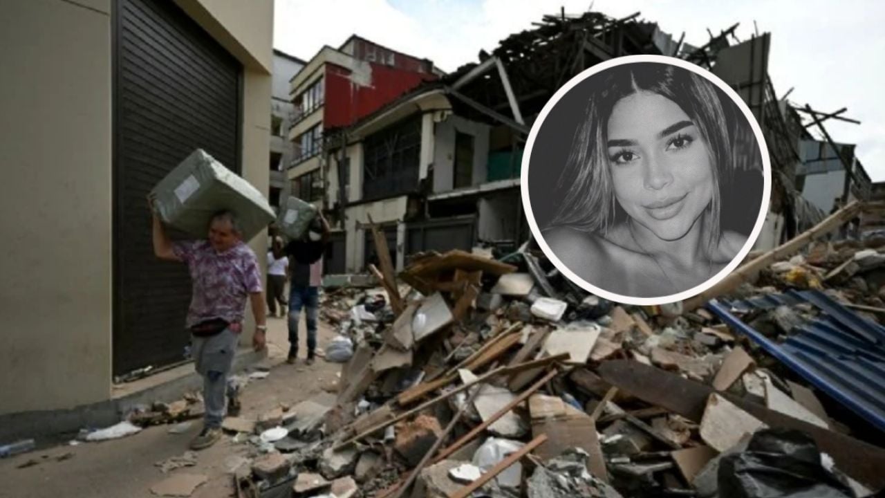 Encuentran sin vida a joven modelo tras el terremoto en Colombia