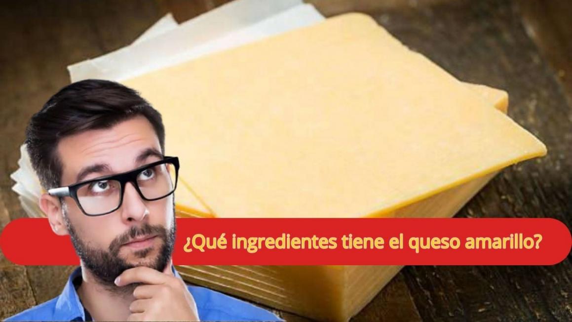 El verdadero origen y composición del queso amarillo